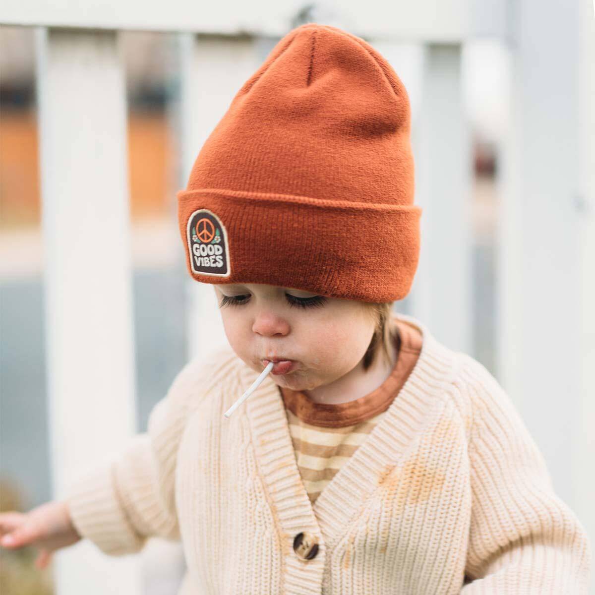 Good Vibes Kids Beanie - Trek Light