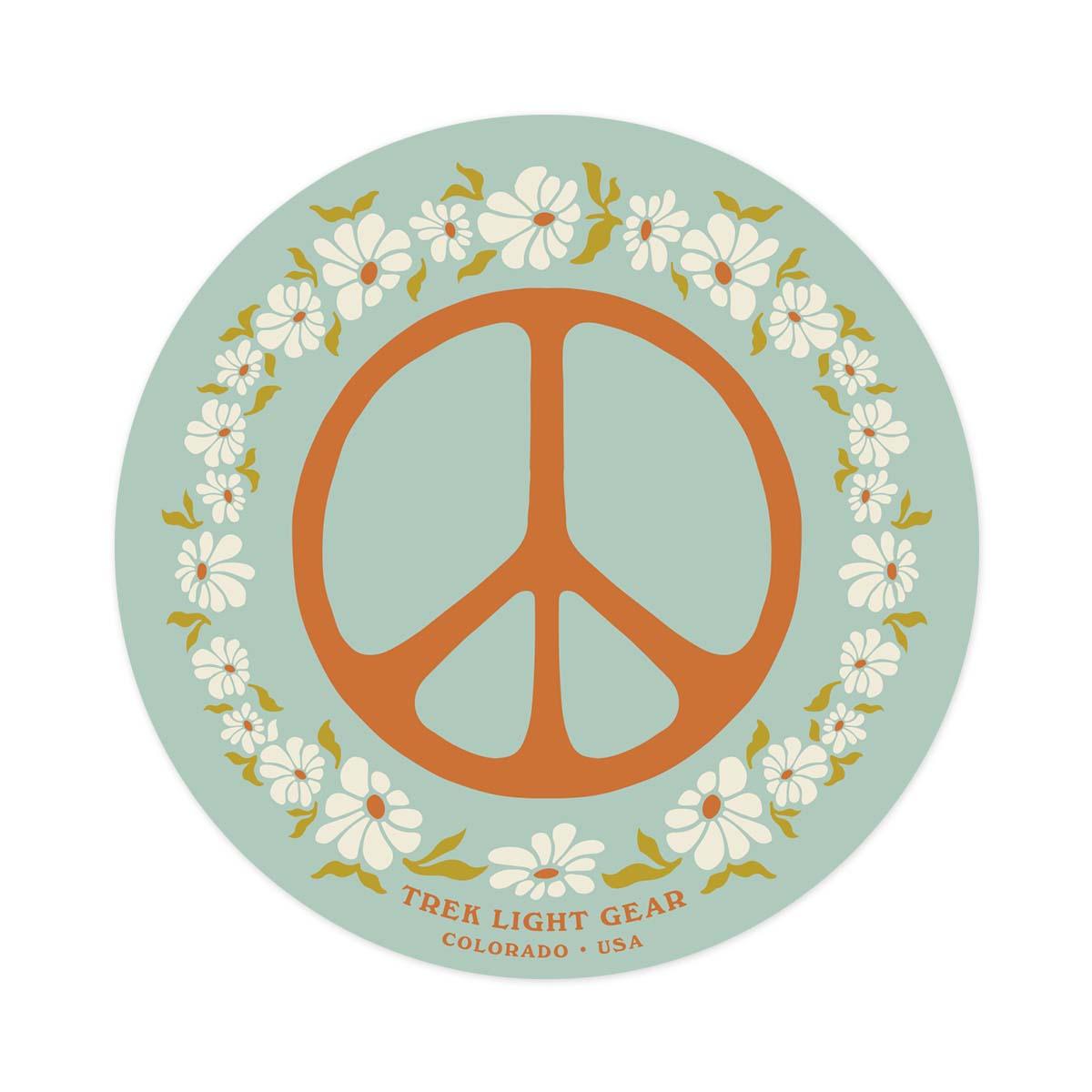 Peace Sticker - Trek Light