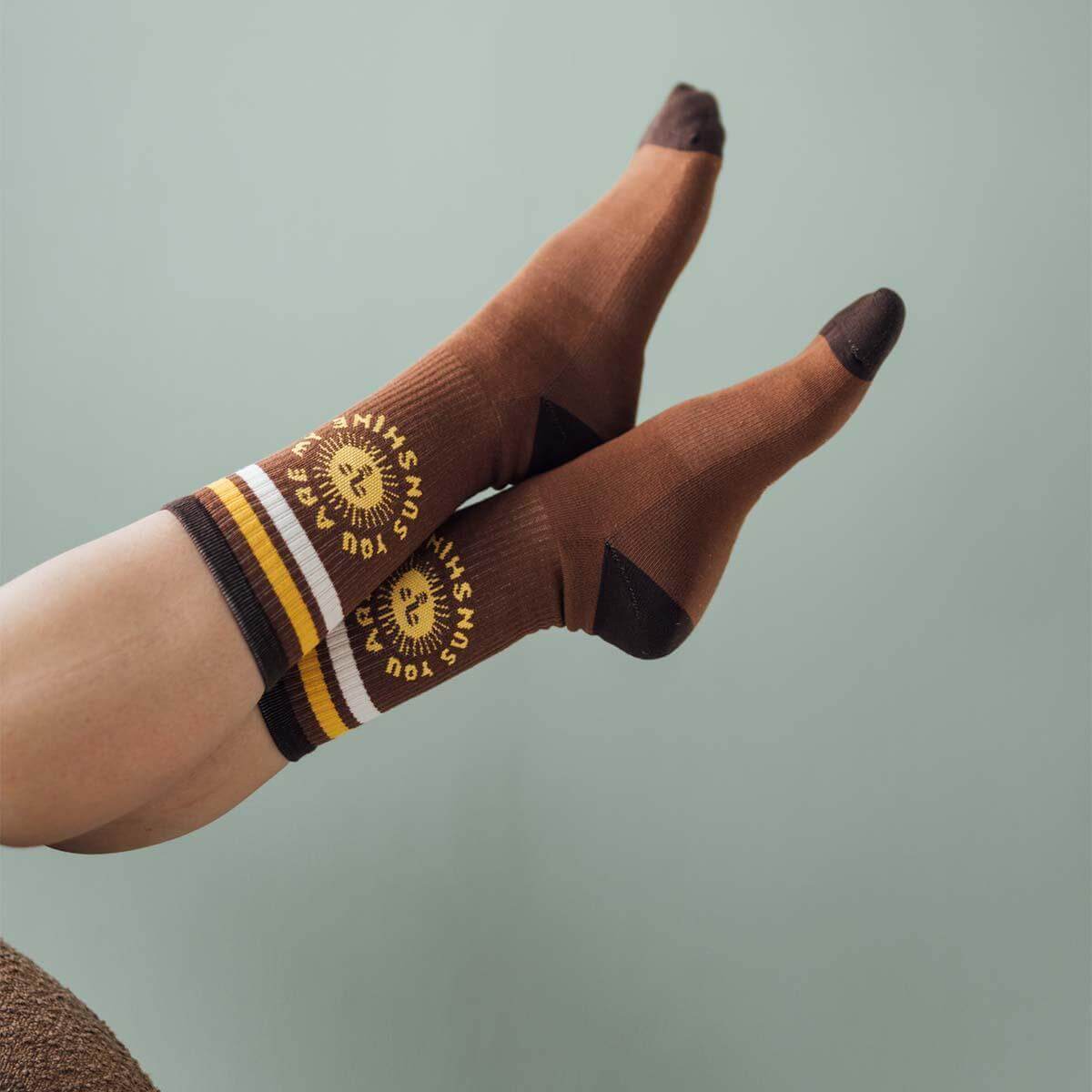 You Are My Sunshine Socks - Trek Light