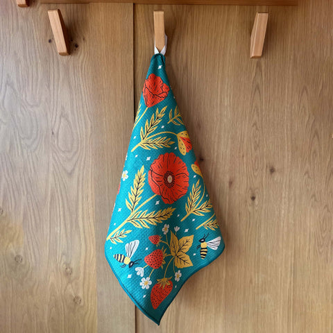 Garden Buzz Kitchen & Tea Towel