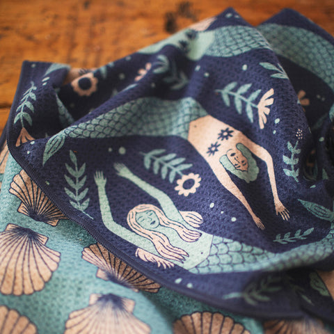 Mermaids Kitchen & Tea Towel