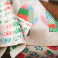 Mittens Kitchen & Tea Towel with vibrant double-sided design, made from recycled materials, featuring super absorbent Grip-Tex™ fabric.