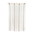 Handwoven Silverton Blanket with geometric stripes design, made from 100% recycled materials, displayed against a white background.
