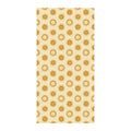 Sunny Wander Towel with unique sun pattern, sand-resistant and quick-dry, made from 100% recycled materials. Ideal for travel.