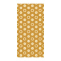 Sunny Wander Towel with unique sun pattern, quick-dry and sand-resistant, made from 100% recycled materials, ideal for travel.
