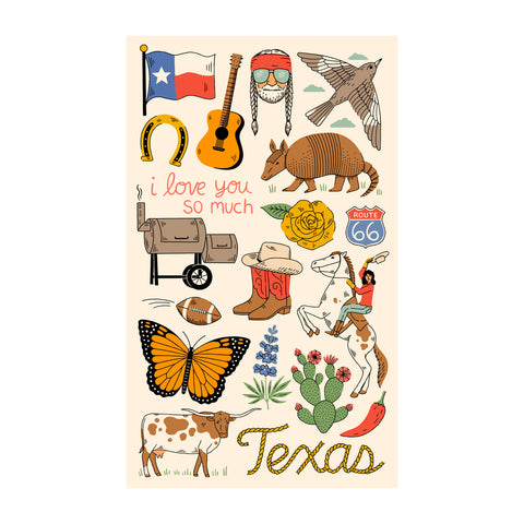 Texas Kitchen & Tea Towel