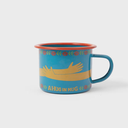 Hug Mug Enamel Mug 12oz