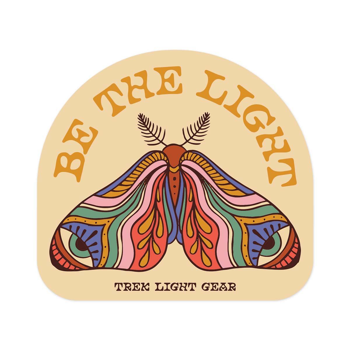 Be The Light Sticker - Trek Light