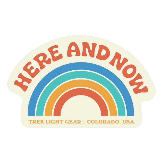 Here And Now Sticker - Trek Light