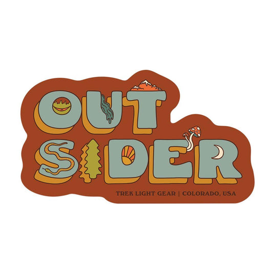 Outsider Sticker - Trek Light