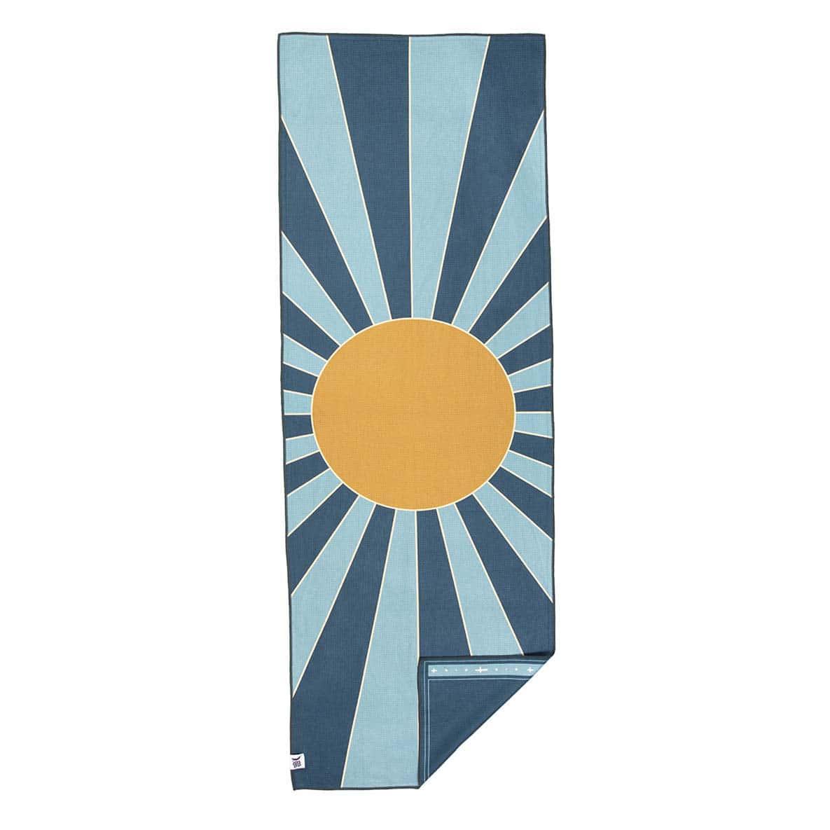 Painted Moth Yoga Towel - Trek Light