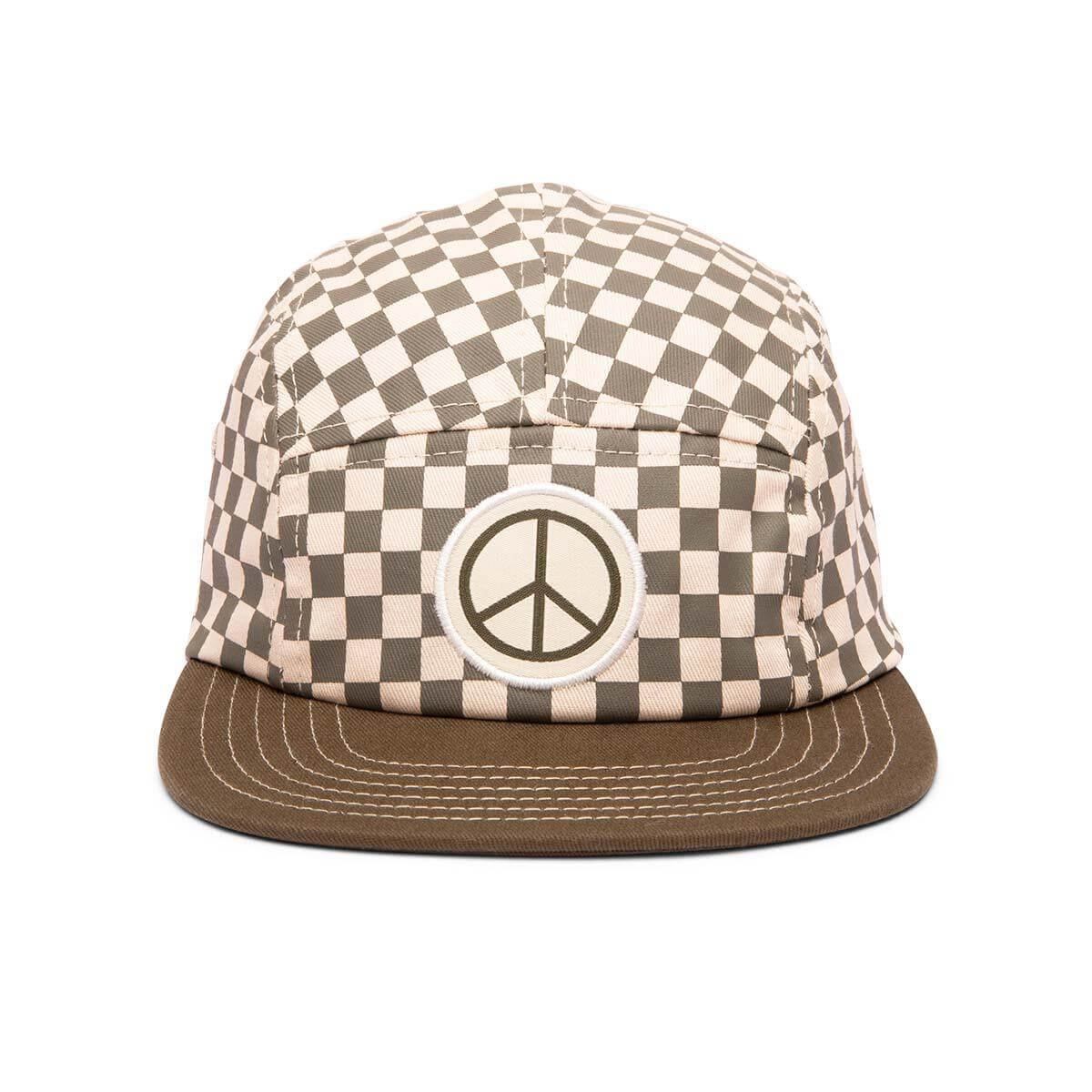 Peace Checkered Kids Hat - Trek Light