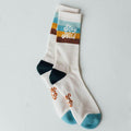 Stay Wild Socks by Trek Light - Cozy, colorful crew socks designed for comfort and fun. Perfect for hallway sliding adventures.