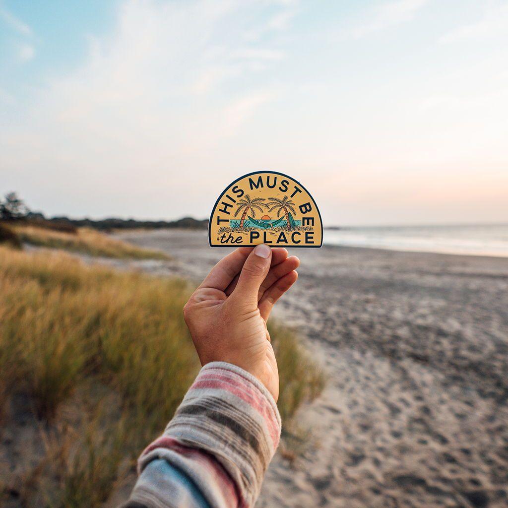 This Must Be The Place Sticker: The Beach - Trek Light